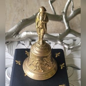 Vintage Brass Napoleon Desk Bell